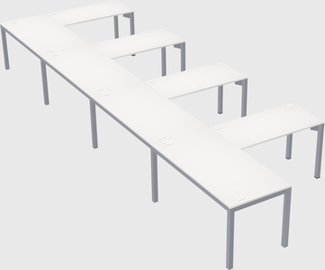 L-shaped desk