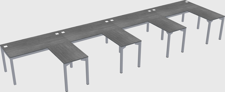 L-shaped desk