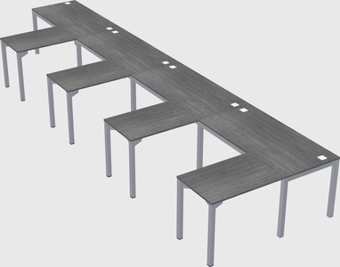 L-shaped desk