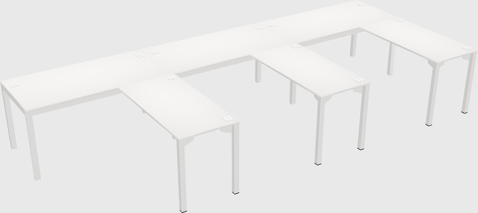 L-shaped desk