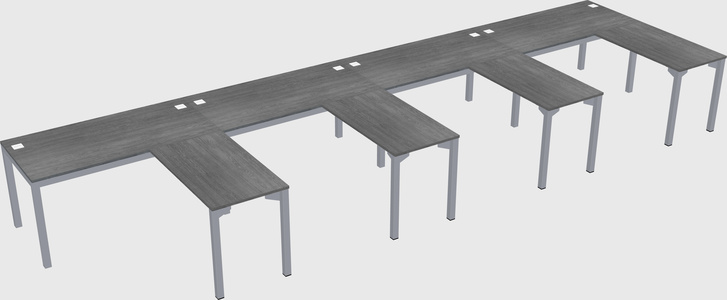 L-shaped desk