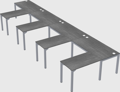 L-shaped desk