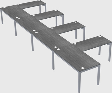 L-shaped desk