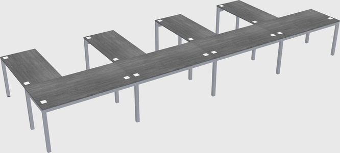 L-shaped desk