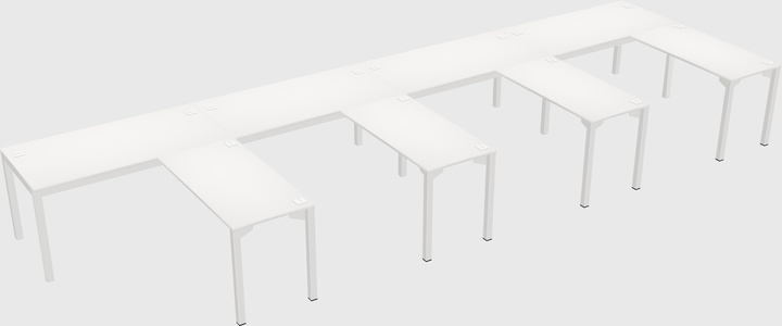 L-shaped desk