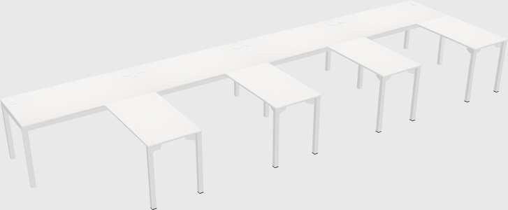 L-shaped desk