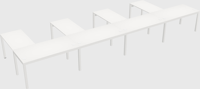 L-shaped desk