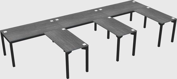 L-shaped desk