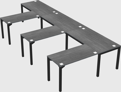 L-shaped desk
