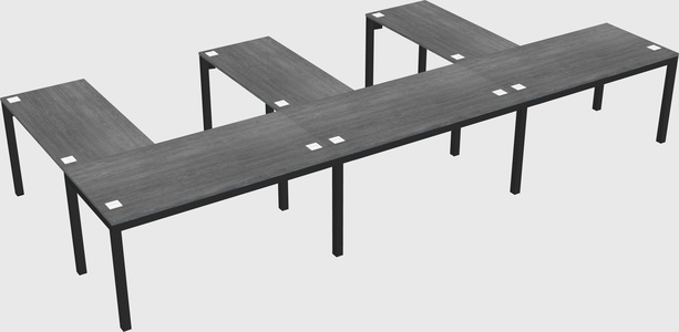 L-shaped desk