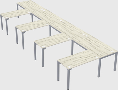 L-shaped desk