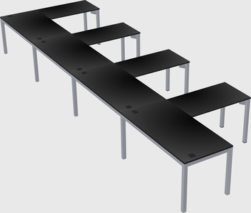 L-shaped desk