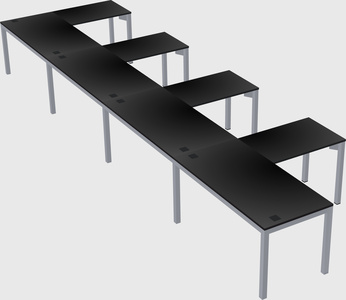 L-shaped desk