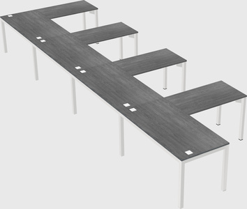 L-shaped desk