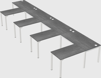 L-shaped desk