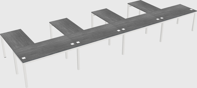 L-shaped desk