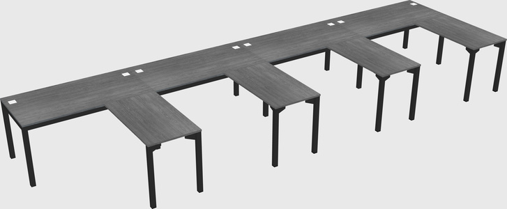L-shaped desk