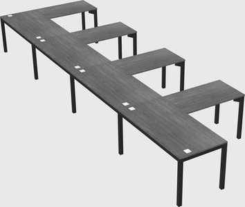 L-shaped desk