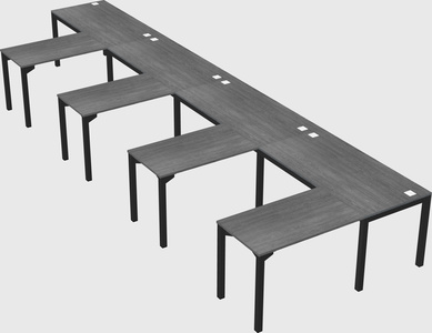 L-shaped desk