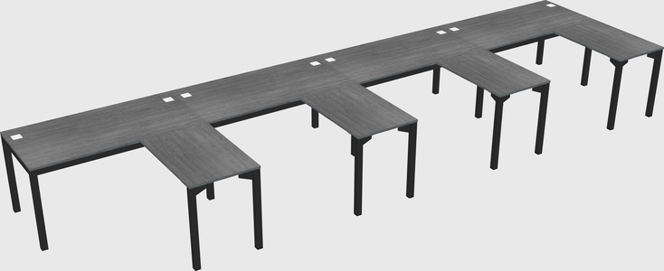 L-shaped desk
