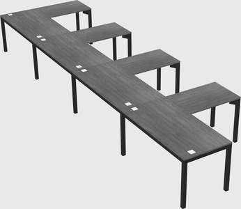 L-shaped desk