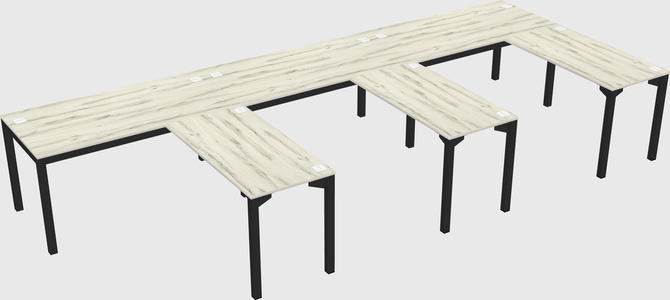 L-shaped desk