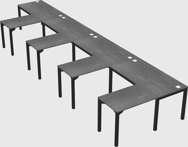 L-shaped desk