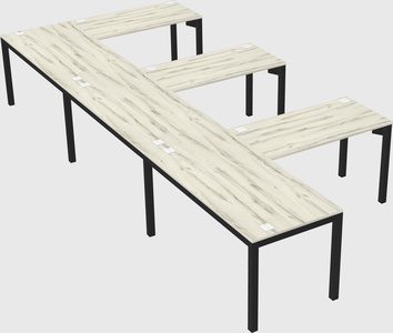 L-shaped desk