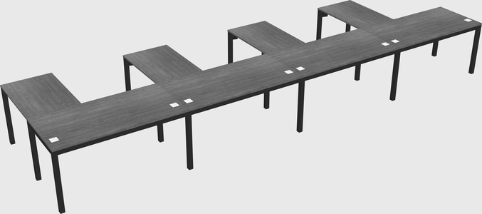 L-shaped desk