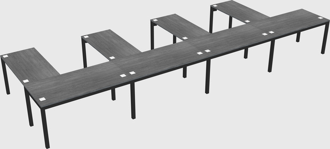 L-shaped desk