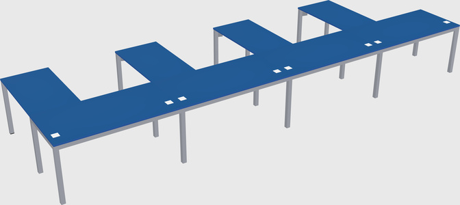 L-shaped desk