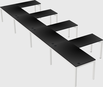 L-shaped desk
