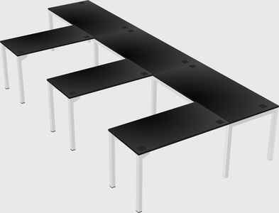 L-shaped desk