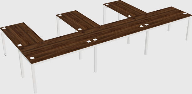 L-shaped desk