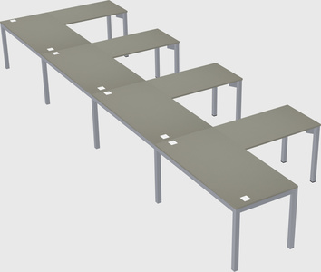L-shaped desk