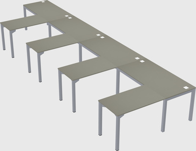 L-shaped desk