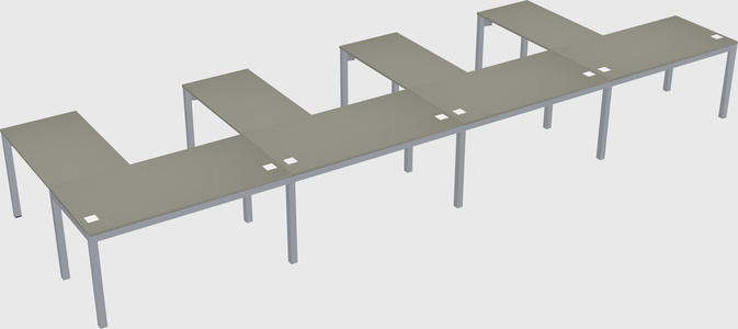 L-shaped desk