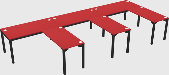 L-shaped desk