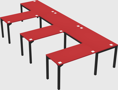 L-shaped desk