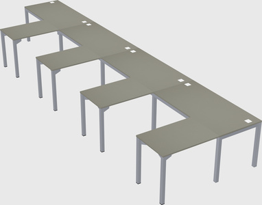 L-shaped desk