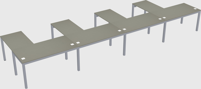 L-shaped desk