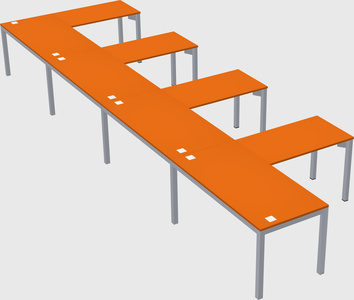 L-shaped desk