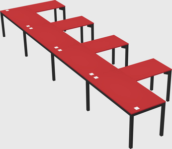 L-shaped desk