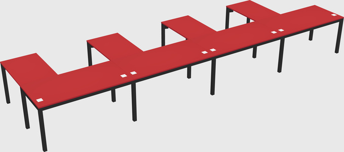 L-shaped desk