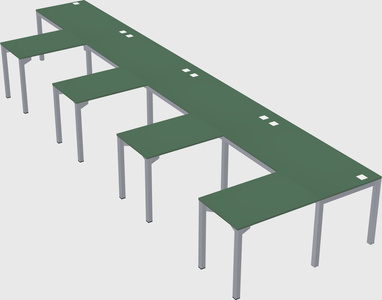 L-shaped desk
