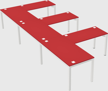 L-shaped desk