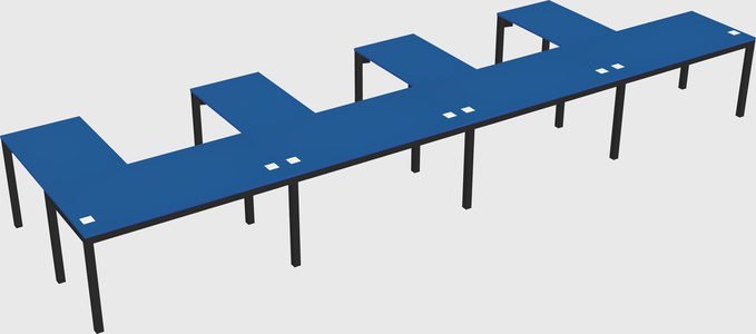 L-shaped desk