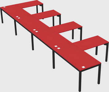 L-shaped desk