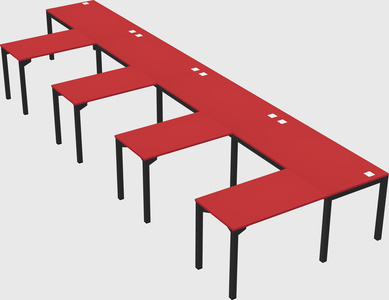 L-shaped desk