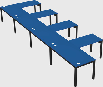 L-shaped desk
